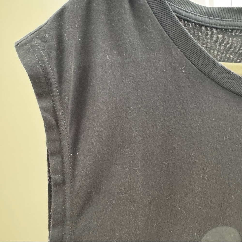 Disney Mickey Mouse Black Adult Sleeveless Top - Picture 4 of 8